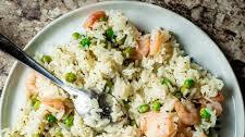 Lemon Herb Shrimp and Rice Skillet