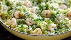 Lemony Shrimp Risotto with Broccoli