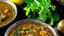 Lentil Spinach Soup with Lemon