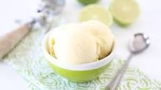 Lime and Coconut Ice Cream