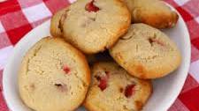 Low Carb Strawberry and Almond Cookies