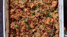 Lucknowi Biryani (North Indian Spiced Tofu Rice Bake)