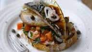 Mackerel with Herby Tomato & Shallot Salsa on Toast