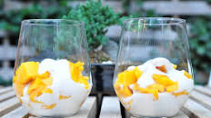 Mango Coconut Cream Parfait