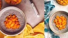 Mango Vanilla Chia Seed Pudding