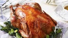Maple-glazed turkey