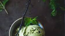 Matcha Mint Chip Ice Cream