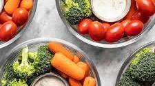Meal Prep Vegetable Snack Packs
