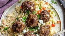 Meatballs and Rice