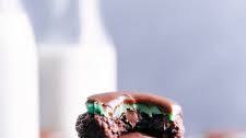 Mint Brownie Cookies