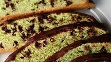 Mint Chocolate Chip Biscotti