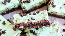 Mint Chocolate Chip Brownies