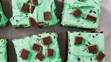 Mint Chocolate Chip Brownies