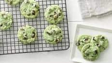 Mint Chocolate Chip Cookies