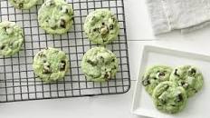 Mint Chocolate Chip Cookies