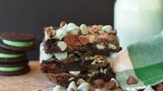 Mint Chocolate Magic Bar Cookies