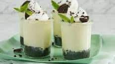 Mint Chocolate Pudding Cups