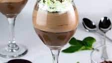 Mint Chocolate Pudding Parfaits