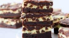 Mint Cream Cheese Brownies
