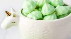 Mint Keto Meringue Cookies Recipe