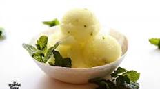 Mint Lemonade Sorbet