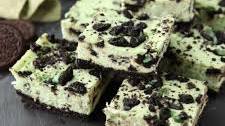 Mint Oreo Cheesecake Bars