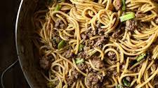 Mongolian Beef Noodles