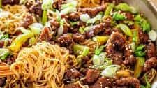 Mongolian Beef Noodles