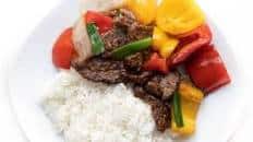 Mongolian Beef Stir Fry with Bell Peppers