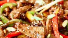 Mongolian Beef and Peppers