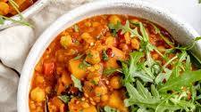 Moroccan Chickpea Stew in the Slow Cooker