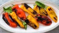 Mozzarella Stuffed Sweet Mini Peppers