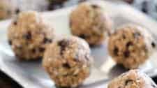 No Bake Chocolate Chip Energy Bites