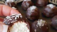 No-Bake Chocolate Coconut Snowballs