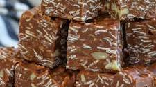 No-Bake Chocolate Peanut Butter Coconut Bars