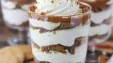 No-Bake Eggnog Cheesecake Parfaits