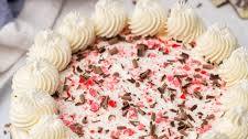 No Bake Peppermint Bark Cheesecake