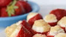 No Bake Strawberry Cheesecake Bites