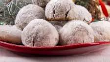 Nut-Filled Chocolate Snowballs