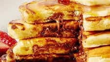 Nutella-Stuffed Pancakes