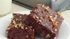 Nutty chocolate chip brownies recipe