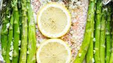 One Pan Lemon Dill Salmon and Asparagus