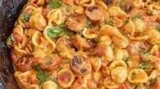 One Pot Cheesy Sausage Pasta