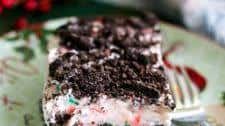 Oreo Peppermint Ice Cream Dessert