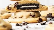 Oreo Stuffed Chocolate Chip Cookies