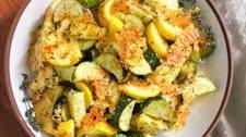 Oven Roasted Zucchini and Squash