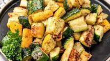 Oven Roasted Zucchini and Squash