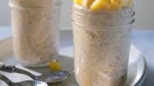 Overnight Banana Almond Butter Oats