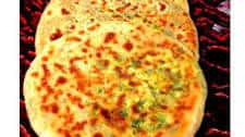 Palak Paneer Paratha (Stuffed Spinach Cottage Cheese Flatbread)