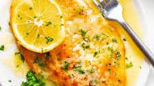 Pan Fried Tilapia (With Lemon Butter Sauce)